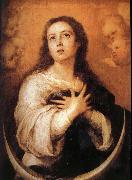 Bartolome Esteban Murillo Half month's pure conception of Our Lady oil on canvas